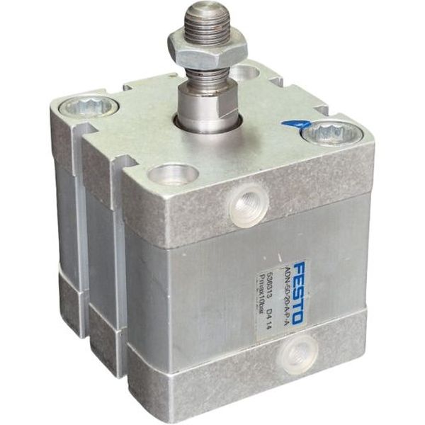 Cilindro pneumático de dupla ação 50X20mm, ISO 21287, pressão de trabalho de 10bar - FESTO