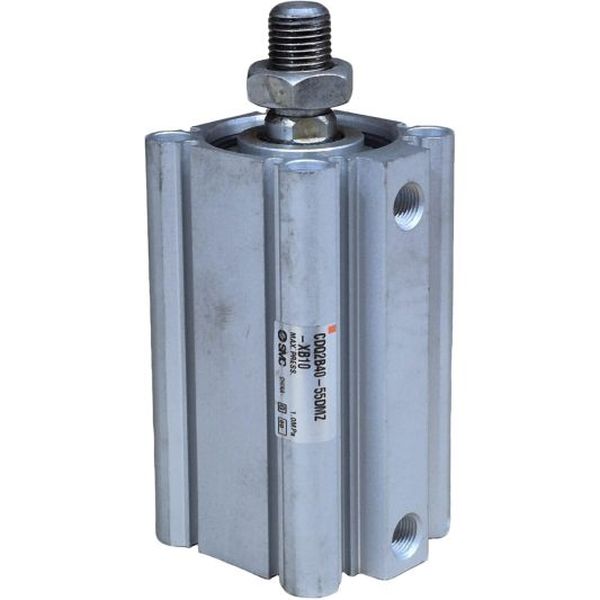 cilindro compacto, dupla ação, haste simples, com êmbolo magnético, diâmetro 40mm, curso 55mm, fluido ar