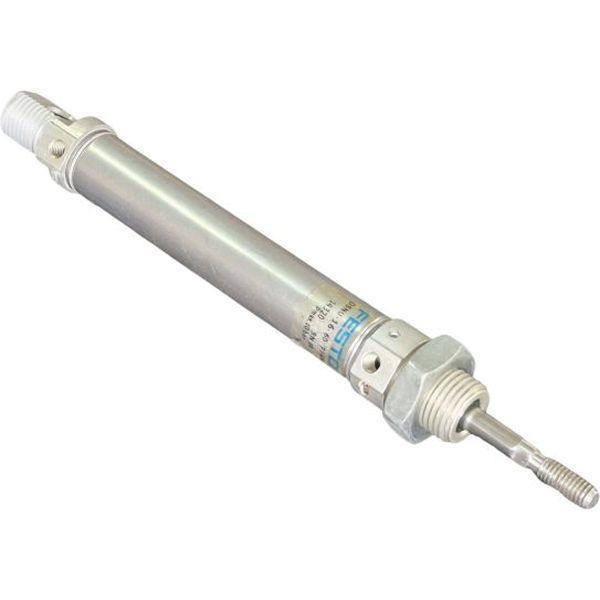 Cilindro pneumático,16mmx60mm com amortecimento ajustável, ISO 6432, pressão de trabalho de até 10bar - FESTO 