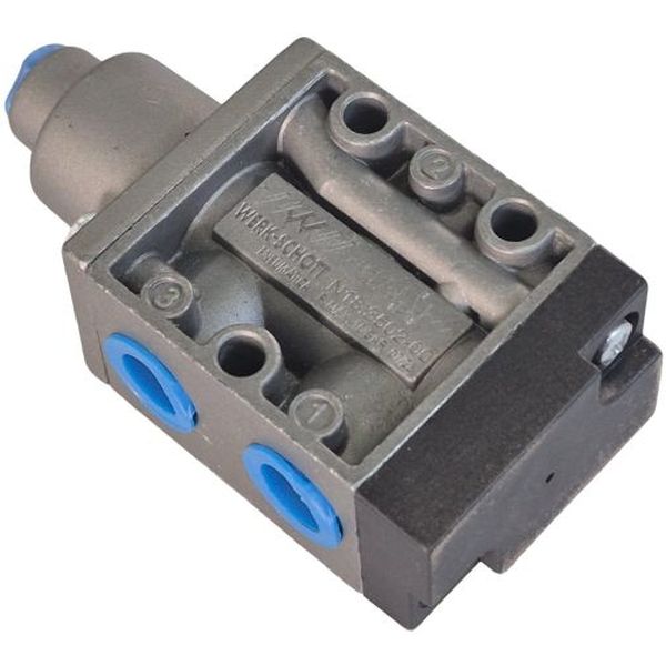 Série N18.000, conexão rosca 1/4BSP, válvula para fluxos intermediários com vazão de 2073 l/min à pressão de 7 bar.