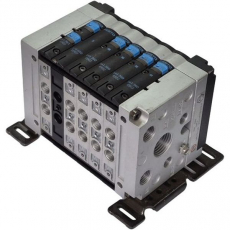Terminal de válvulas CPV10P-10P-14-6C-MP-R-Z-JS4M+UR 1398905 com interface elétrica CV-14-GE-MP-6 18264 - FESTO seminovo