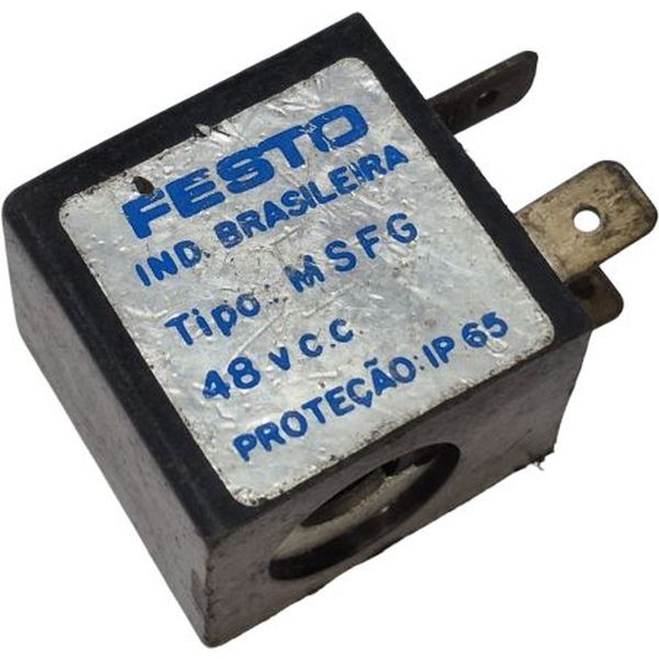 tensão 48 VCC, encapsulada, proteção IP65, ligação elétrica 3 pinos