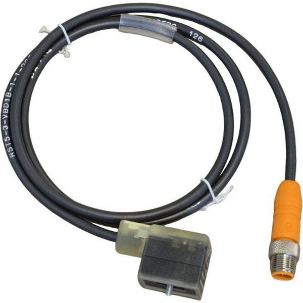 Cabo de ligação RST 5-3VBD 1B-1-1-226 1m RC-356393. Cabo industrial de 1 metro, utilizado para conexão segura e confiável de sensores e atuadores em sistemas de automação - BALLUF