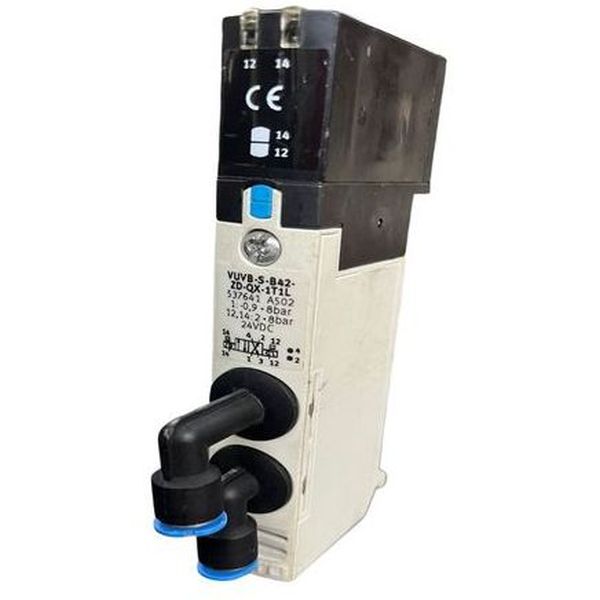 4/2 vias, com comutação elétrica tipo OX e conexão push-in