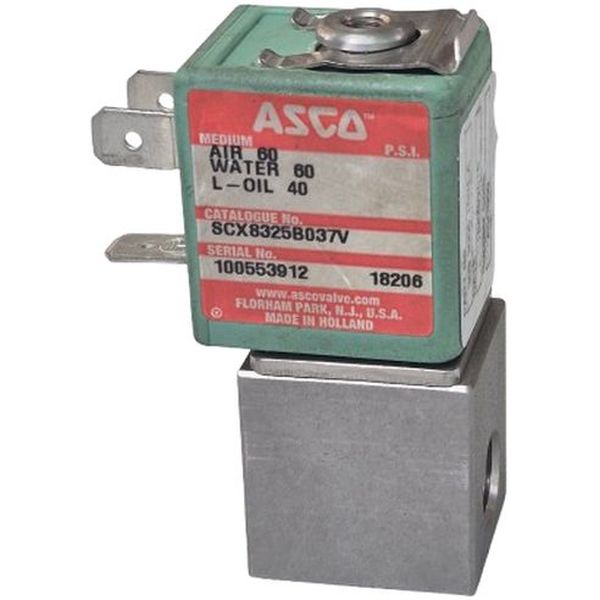 conexão rosca 1/8, fluidos ar / água /óleo, conexão elétrica 3 pinos, solenóide 400127-142 24/DC 6,9W MP-C-165