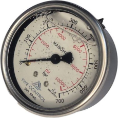 Man&ocirc;metro 10000psi 700bar - TWE