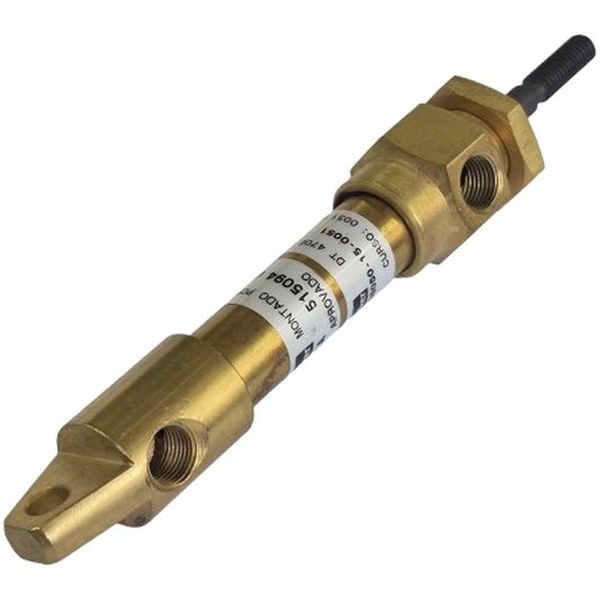 diâmetro 15mm, curso 51mm, dupla ação, camisa latão