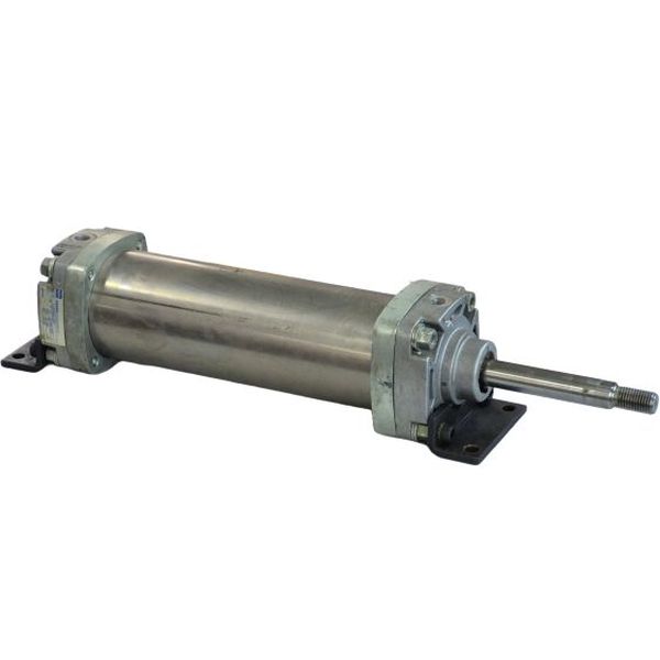 diâmetro 80mm, curso 250mm, com suportes para fixação