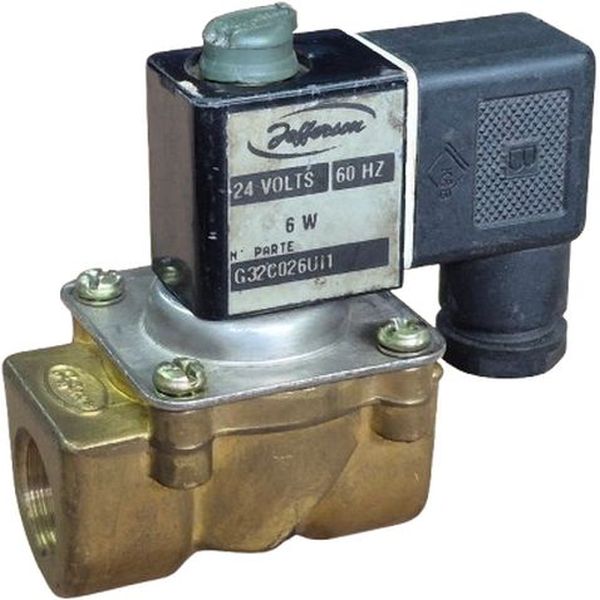 bobina 24 volts 60Hz 6W encapsulada e com plugue , material do corpo latão