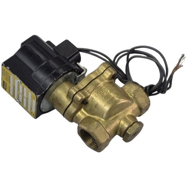 2/2 vias, conexão 3/4npt, 220V/50Hz 240V/60Hz 11,5W, pressão máxima 10kgf/cm2, fluidos ar / gás / água / óleos leves, corpo latão, vedações NBR