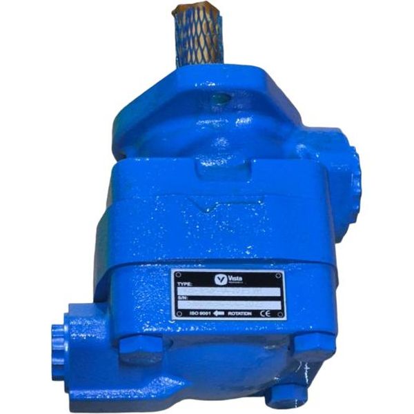 vedações em viton, instalação flange com 2 furos,  conexão entrada 1,25NPT, 93,60l/min (6), conexão saída 3/4NPT,  rotação esquerda