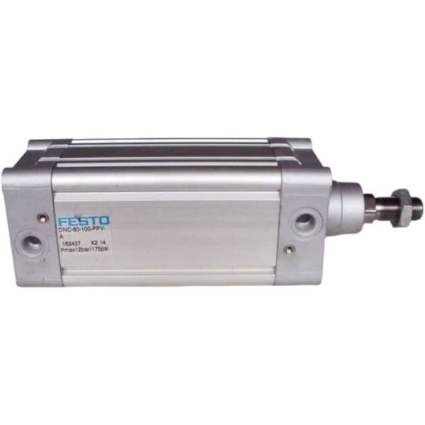 diâmetro 80mm, curso 100mm, dupla ação, amortecimento pneumático regulável de fim de curso, detecção de posição, ISO 15552, ranhura para sensor