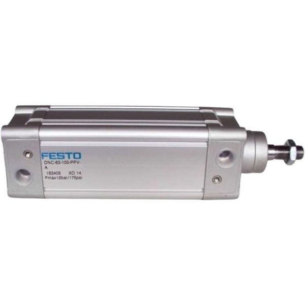 diâmetro 63mm, curso 100mm, dupla ação, amortecimento pneumático regulável de fim de curso, detecção de posição, ISO 15552, ranhura para sensor