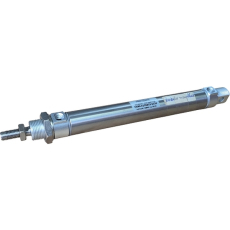 Características

- Diâmetro: 25mm

- Curso: 150mm

- Dupla ação

- Pressão de Trabalho: até 10 bar

- Temperatura Ambiente: -10ºC a +80ºC

- Fluido: ar comprimido filtrado, lubrificado ou não

Construção

- Vedações: Buna-N

- Êmbolo: alumínio

Os cilindros mini da série CWMI não são normalizados ISO

pistão para ar comprimido, pistão pneumático, atuador pneumático, cilindro para ar comprimido, cilindro pistão, mini cilindro, cilindro mini, cilindro dupla ação
