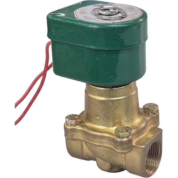 conexão 3/4, orifício 19mm, fluidos ar / gás / água / óleo leve, tensão da bobina 110V/50Hz / 120V/60Hz, 15,4W, corpo da válvula latão