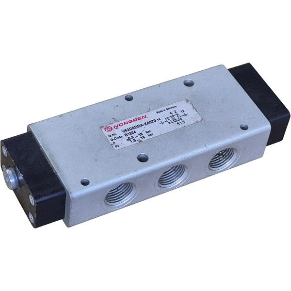 5/2vias, duplo piloto, pressão máxima 16bar, D-Code B1224