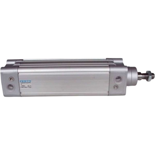 diâmetro 40mm, curso 100mm, dupla ação, amortecimento pneumático regulável de fim de curso, detecção de posição, ISO 15552, ranhura para sensor