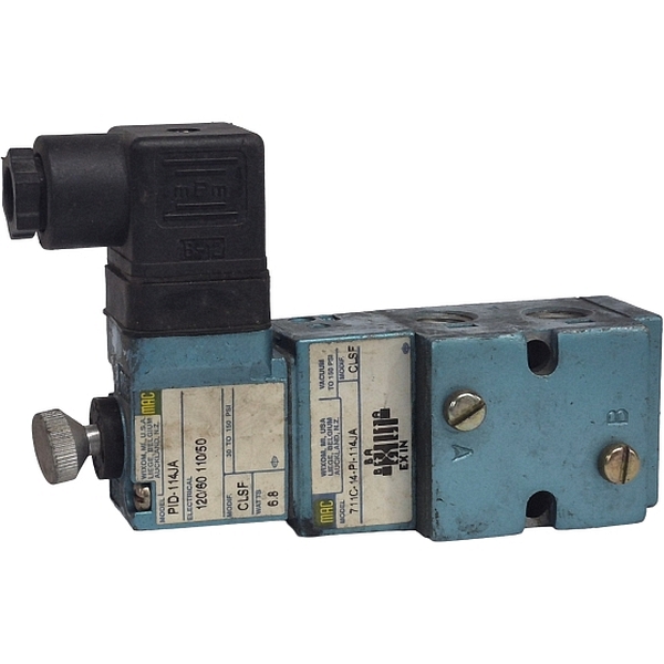 5/2 vias´, vácuo até 150psi, bobina PID-114JA 120/60 110/50, 6,8W