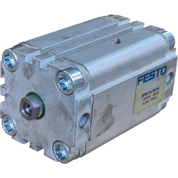 cilindro compacto, diâmetro 50mm, curso 70mm, amortecimento elástico nas posições finais, detecção de posição