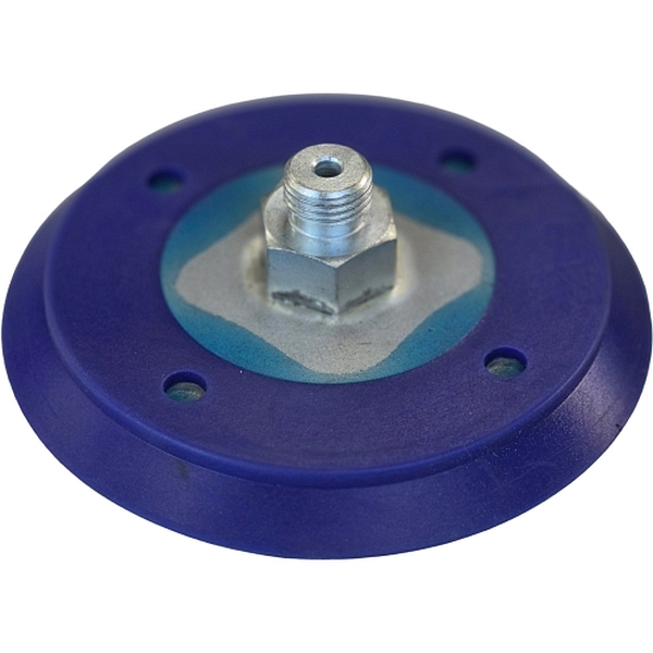 conexão rosca 1/4, diâmetro 100mm, material silicone, cor azul
