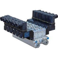 Terminal com válvulas pneumáticas JMEBH-5/2-1/8-P-B 173036 - FESTO usado Terminal com válvulas pneumáticas JMEBH-5/2-1/8-P-B 173036 - FESTO usado