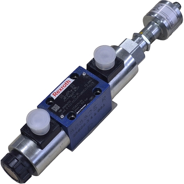 4 vias e 3 posições, pressão de 350bar, tensão da bobina 24V. Com sensor de posição R90017-53