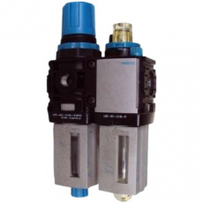 Conjunto lubrifil LFR-M1-G1/8-E10RG+LOE-M1-G1/8-P - FESTO seminovo