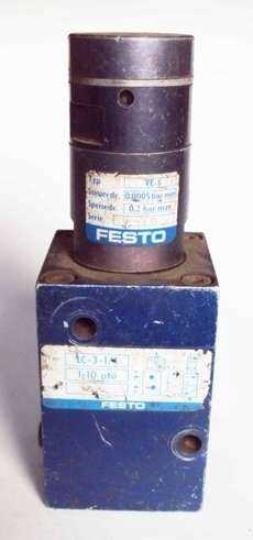 marca: FESTO corpo básico de válvula: LC314 (usado) atuador amplificador: VE-5 (usado) 