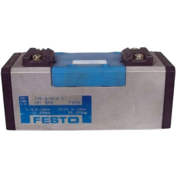 5/2 vias, biestável, vazão 2300l/min, placa de conexão tamanho 2, acionamento pneumático