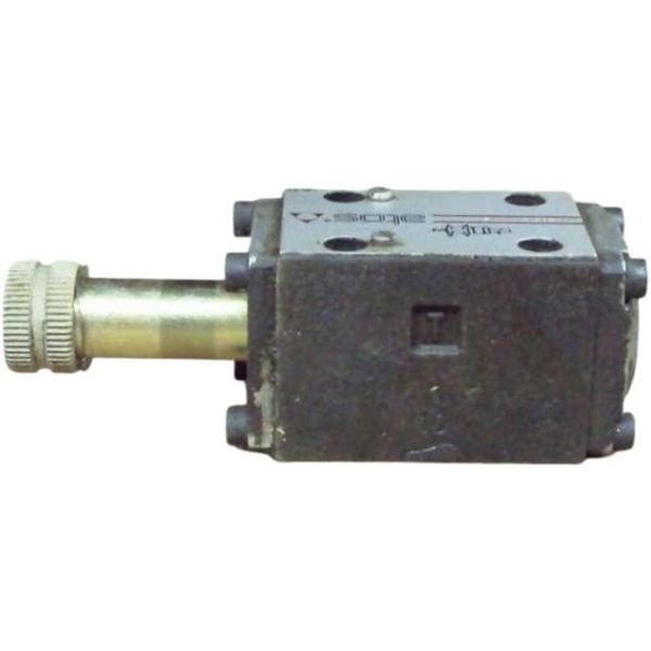 4/3 vias, ISO 4401-03, simples solenóide, vazão de 60 l/min, pressão de 350bar. Válvula obsoleta. Temos estoque. Consulte-nos.