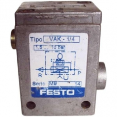 Válvula geradora de vácuo VAK-1/4 - FESTO usada
