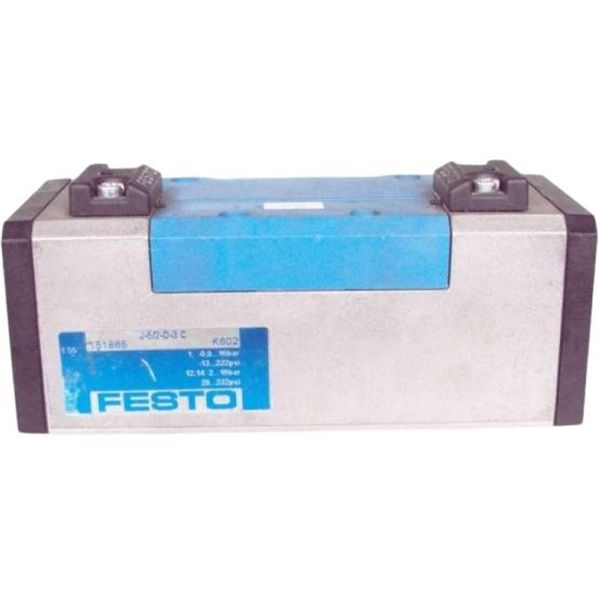 5/2 vias, biestável, vazão 4500l/min, placa de conexão tamanho 3, acionamento pneumático