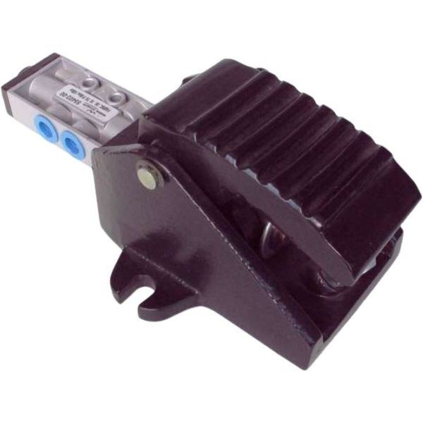 conexão rosca 1/8bsp, 5 vias, 2 posições, pedal mola