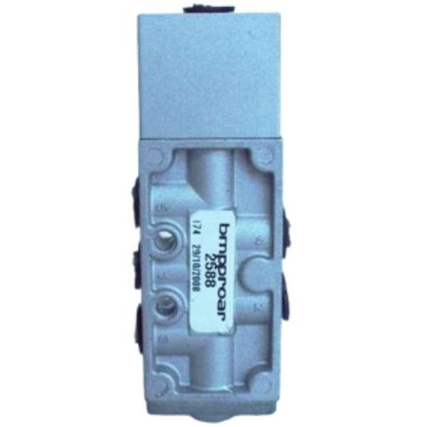 válvula pneumática, conexão rosca 1/8BSP, 5 vias