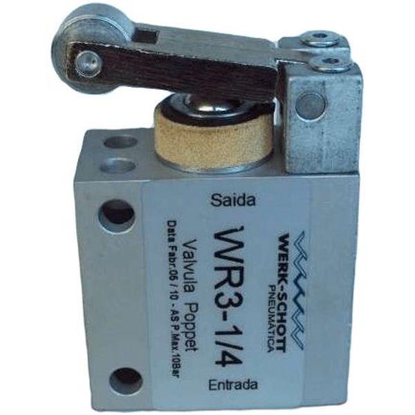 Série W, válvulas com atuadores intercambiáveis com mesmo corpo, válvula conexão rosca 1/4, válvula para fluxos intermediários
