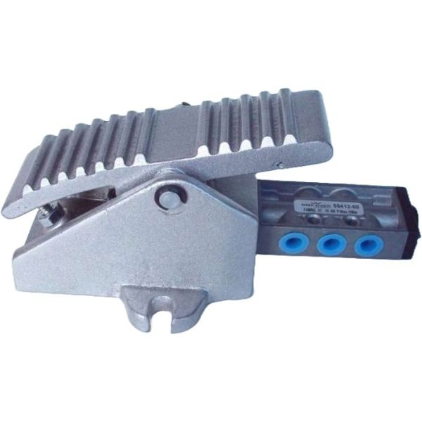 conexão rosca 1/8bsp, 5 vias, 2 posições, pedal mola