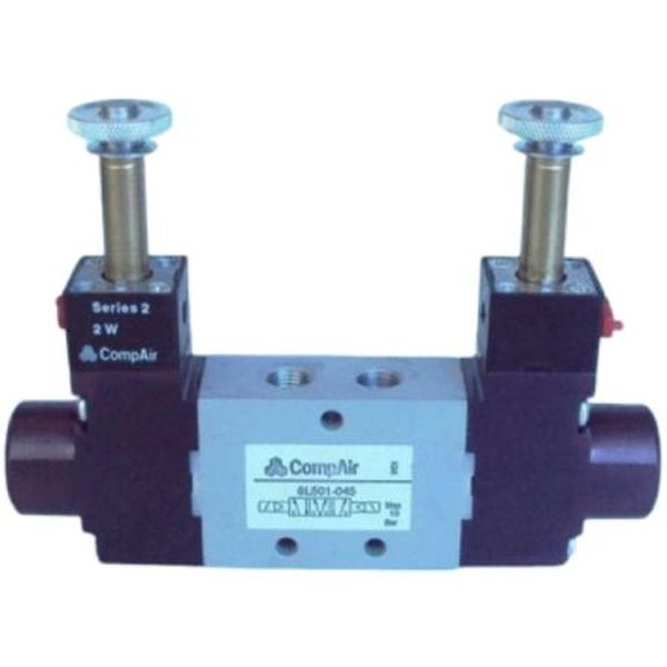 5/2 vias, duplo solenóide