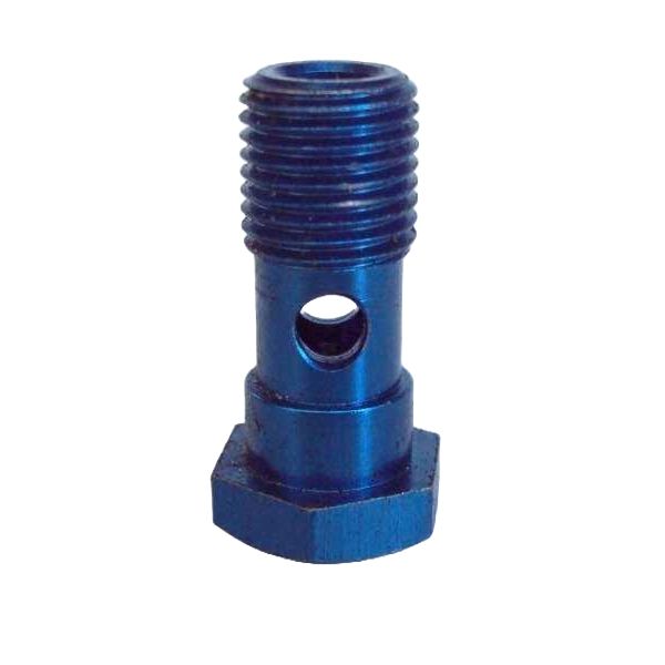 em alumínio anodizado azul, seminovo