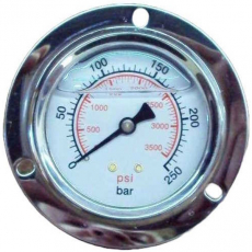 Man&ocirc;metro GA637MPFL250 3500psi 250bar com flange - GALLEYHILL