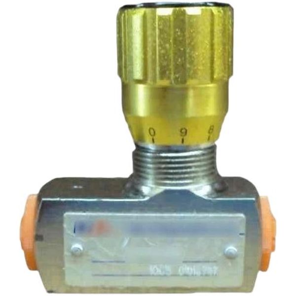 tamanho 16, pressão de trabalho 35MPa, vazão 60l/min, conexão G3/4, corpo aço, vedações NBR