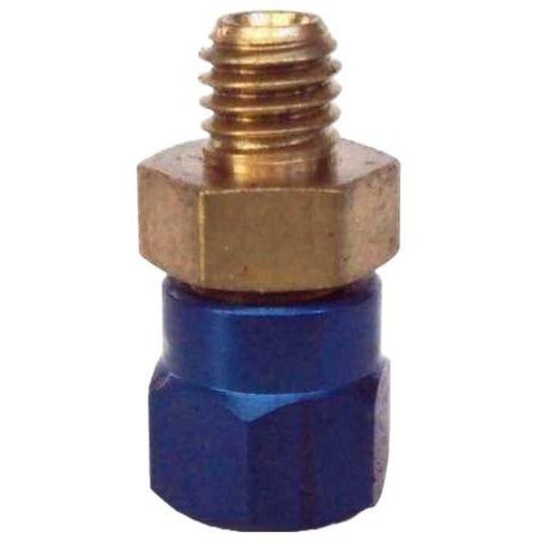 1 conexão rosca macho M5, 1 conexão para tubo flexível com diâmetro externo de 3mm, formato reto, pressão operacional -0,95...10bar, meio de operação ar comprimido, material corpo alumínio, anel de vedação PU