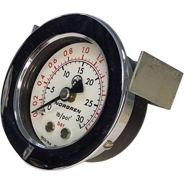saída por trás, com flange, com garra de fixação, conexão rosca 1/4, diâmetro 50mm