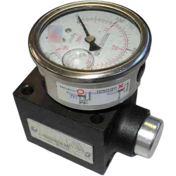 3 vias, com man&ocirc;metro, operada manualmente, fluido óleo, corpo com tratamento de superfície