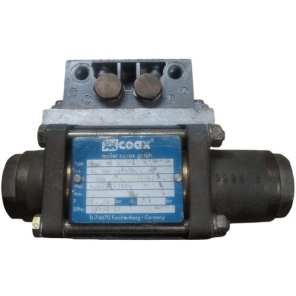 2/2 vias, orifício 15mm, normalmente fechada, meio de operação gasoso / líquido / alta viscosidade / gelationoso / pastoso / contaminado, tensão 24VDC