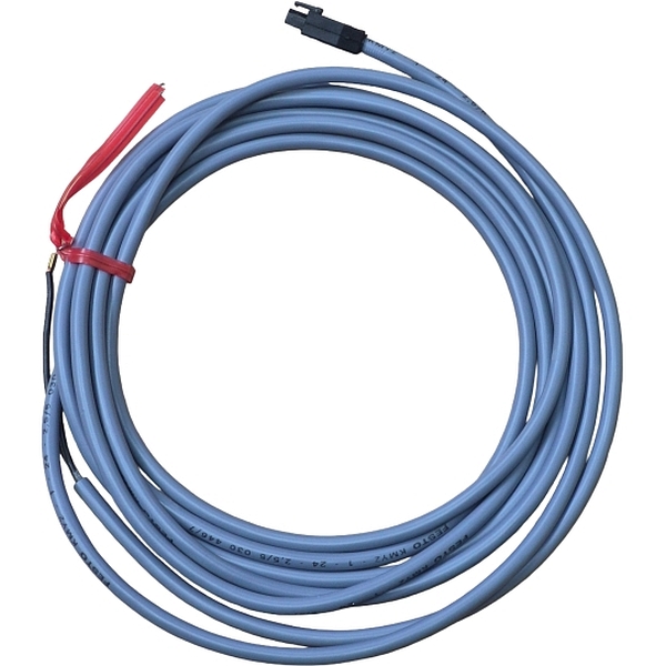 comprimento do cabo 2,5, 24V, cobertura do cabo PVC, conectores bronze
