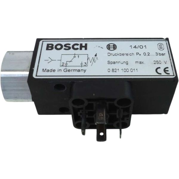 converte sinais pneumáticos em elétricos, pressão nominal 3 bar, rosca G1/4, posição de montagem qualquer, fluidos ar / óleo hidráulico