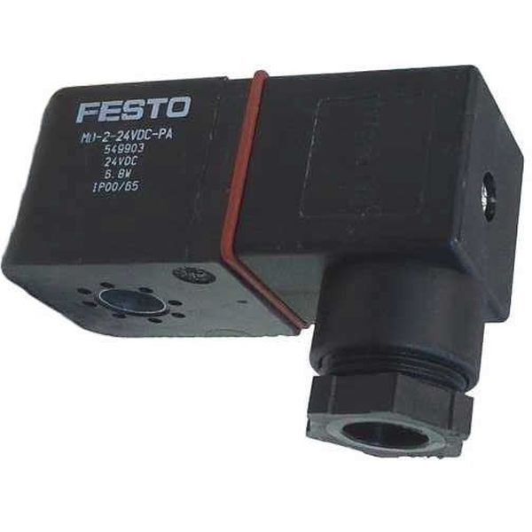 tensão voltagem 24VDC, potência 5,8W, grau de proteção IP00/65, encapsulada, ligação elétrica com plugue