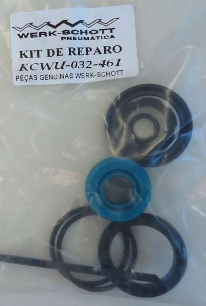 Kit para cilindro diâmetro 32mm, com amortecimento, vedação Buna-N, tipo básico. Efetuamos o serviço de troca de reparo. Consulte-nos.