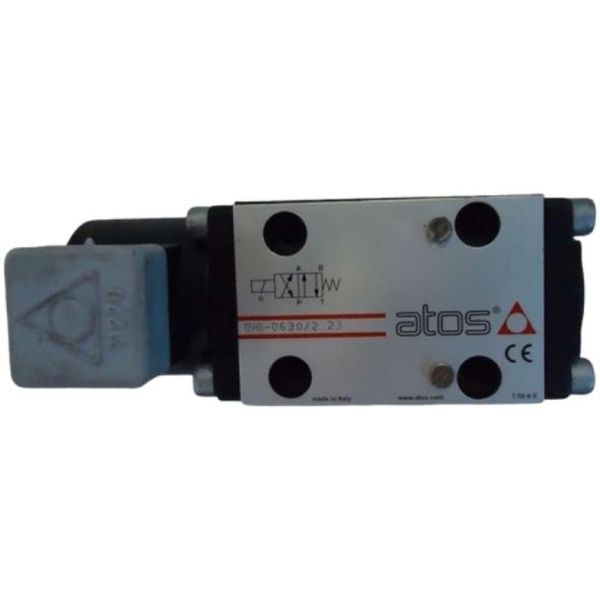 tamanho 6, simples solenóide, 2 posições, mola, fluido óleo mineral, temperatura ambiente -20~70oC, vazão máxima 60 l/min