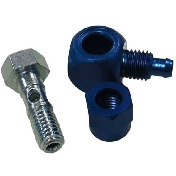 conexão em metal, conexão em alumínio,conexão em L, conector pneumático em L, conexão L, união para tubos em L, conexão para tubos de poliuretano, conexão roscada em L
